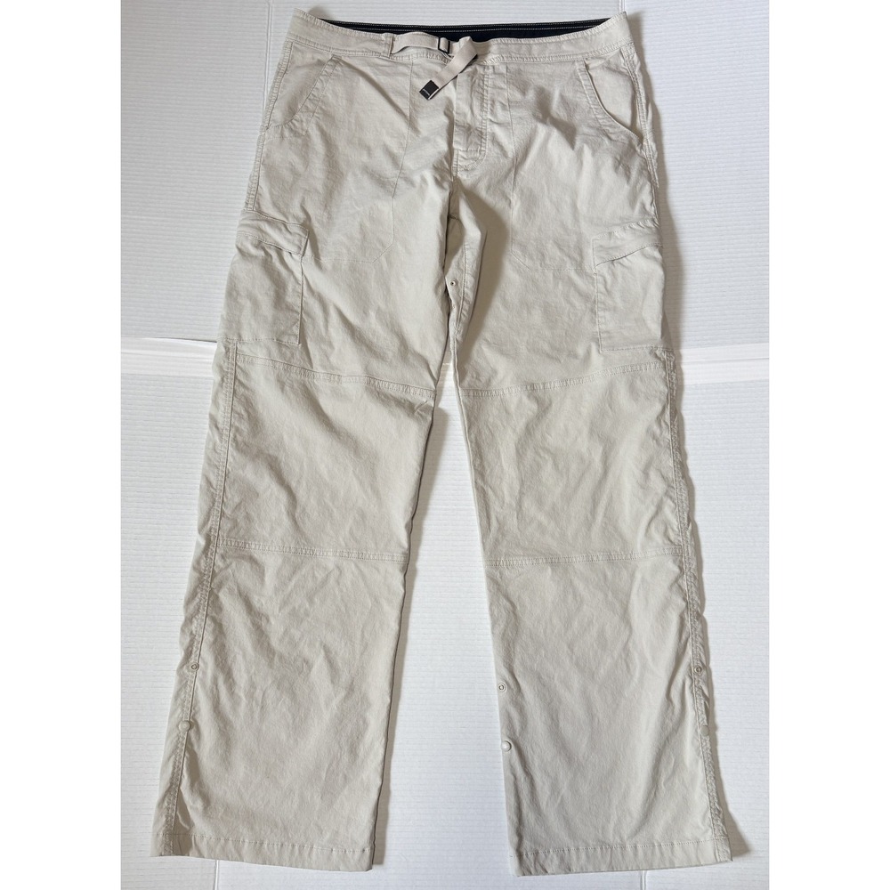 PRANA Breathe - Men's Hiking Cargo Pants - Straight Roll Up Leg - Nylon Blend 36